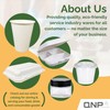 QNP Supplies (100 Sets) Small Plastic Portion Cups with Lids