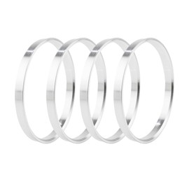 Rhinotuning Hub Centric Rings 106 mm OD to 100 mm ID for Wheel Connect Aluminum Hubrings Set of 4