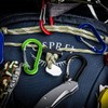 XSAJU Carabiner, Small D-Ring, Auto Lock, Set of 6, Aluminum,