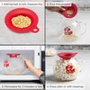Original Microwave Micro-Pop Popcorn Popper, Borosilicate Glass, 3-in-1 Silicone Lid,