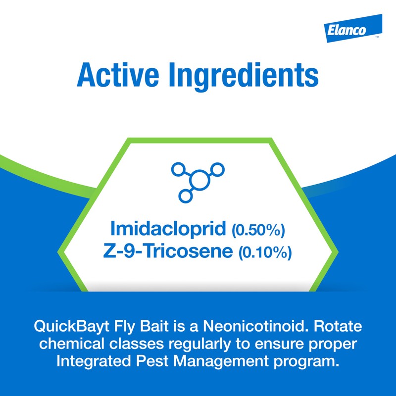 Elanco Animal Health QuickBayt Fly Bait | Premise for Livestock