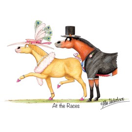 Alex Underdown Horse greeting card multipack featuring 12 fun cartoons