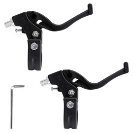 APOMOONS 1 Pair Children's Bicycle Brake Levers with Allen Key, Universal Brake Lever Bicycle Black Brake Levers Bicycle Brake Handle Children's Bicycle Replacement Brake Lever Bicycle Accessories for