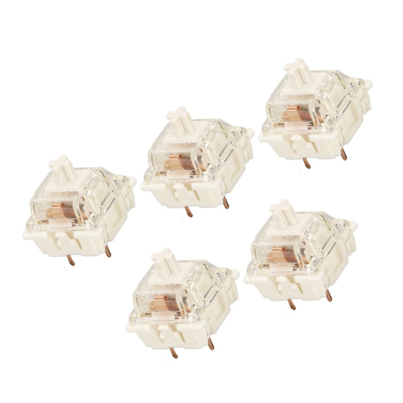 45Pcs Mechanical Keyboard Switches Waterproof Backlight Silent Linear Mechanical Key