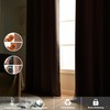 Hiasan Thermal Insulated Blackout Curtains 45 Inches Length, Rod Pocket