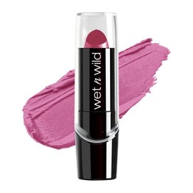 Wet n Wild Silk Finish Lipstick Retro Pink – Lápiz Labial Color Rosa Retro, Barra de Labios Cremosa con Acabado de Seda, Alta Pigmentación, Hidratante