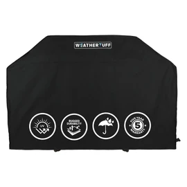 WEATHERTUFF- Universal Heavy Duty Standard Grill Cover | Anti-UV, Waterproof, Wind Resistant | Hi-Tech Premium Quality for All Seasons - Outdoor Barbecue Grilling & Storage, 58" L x 24" W x 48" H