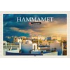 Ontrada Tin Sign 20 x 30 cm Curved Hammamet Tunisia