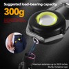 Retractable Keychain Condenser Flashlight 300 Lumens Rechargeable 4 Working modes