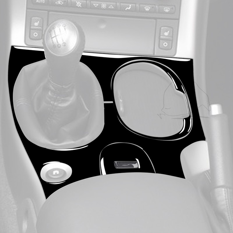 3PCs Car Gear Panel Cover Shift Frame Cover Decoration Replacement