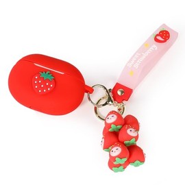 Silicone Case for Beats Studio Buds/Buds + Earbuds 2021/2023, Suublg Cute Cartoon Charging Case Protective Covers and Doll Keychain Anti-Lost Lanyard for Girls Boys Teen