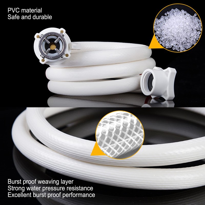 Washing Machine Water Inlet Hose,Burst Proof PVC Washing Machine Water