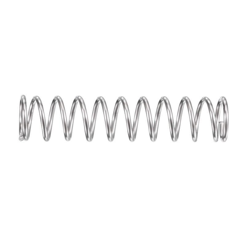 sourcing map Compression Spring, 304 Stainless Steel, 9mm OD, 1mm