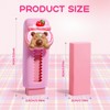 4 Pack Animal Eraser Sliding Push Pull Capybara Eraser Retractable