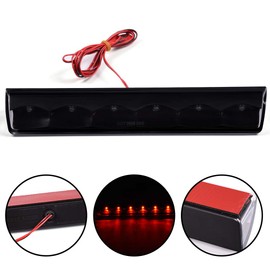 ANDPLAY LED 3rd Brake Light Compatible with Leer, ARE, Century, Jason and Astro High Mount Stop Parking Lamp Smoke Lens Black Housing