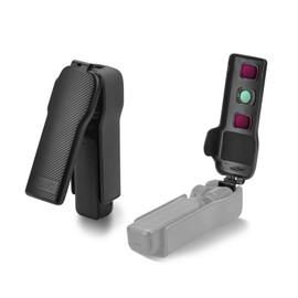 BRDRC Pocket 3 Cover Case Accessories, Gimbal Flip Protective Cover Lens Protector Cap Holds 3 Filters for DJI Osmo Pocket 3 Creator Combo (Black), black, Case for Dji Osmo Pocket 3