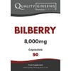 Bilberry | 8,000mg Capsules | Powerful Formula (90 Capsules)