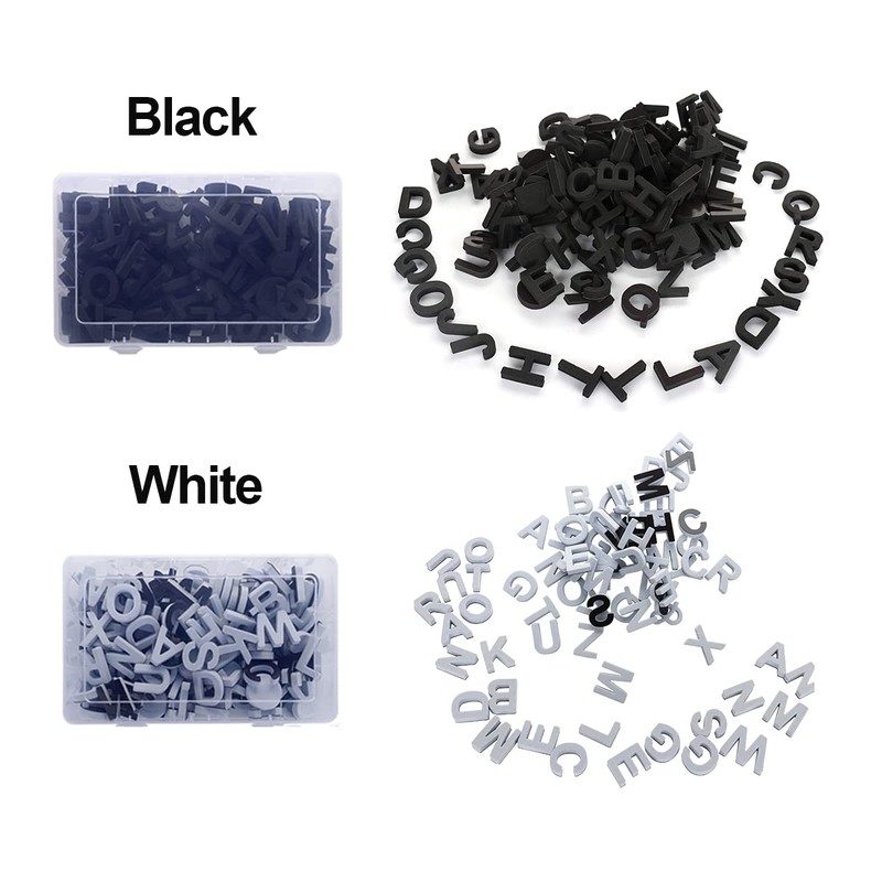 Doolland 124-Piece Fridge Magnetic Letters Gift Set Alphabet Magnets with