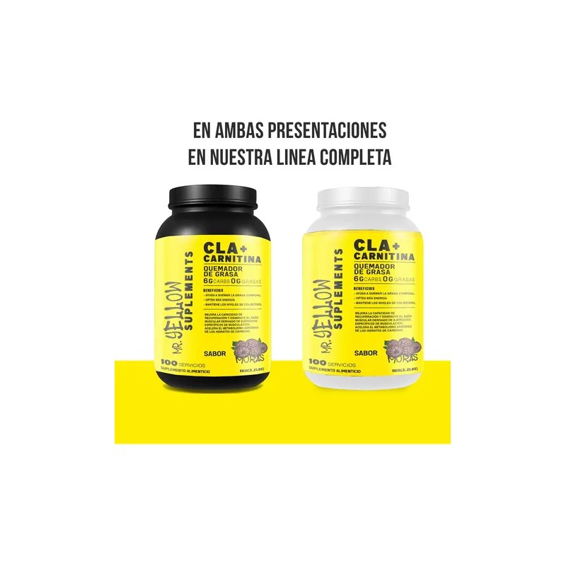 Mr. Yellow Cla Carnitina 1kg 100 Servs