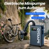 CYCLAMI Electric Bicycle Pump Mini 120PSI with Chip, Display, Memory,