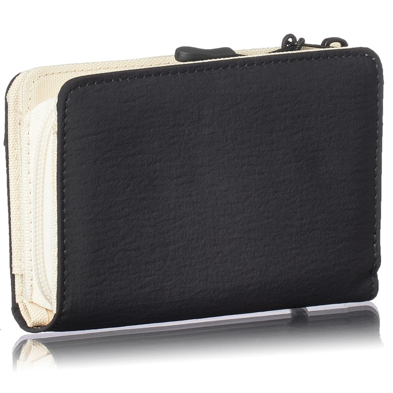 Umbro Men's and Women's Bifold Wallet with Round Zipper, Nylon,