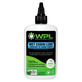 WPL Wet Chain Lube 120ml - Premium Bike Chain Lube for Mountain Bikes and Road Bikes - for Pedal Efficiency and Long Lasting Performance