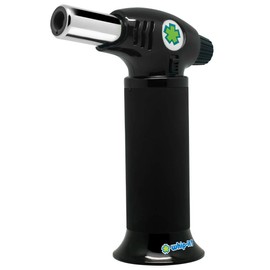 Whip-It! Ion Torch - All Black. Butane Torch Lighter, Refillable Cooking Torch with Adjustable Flame, Safety Lock for Soldering, Kitchen, Welding