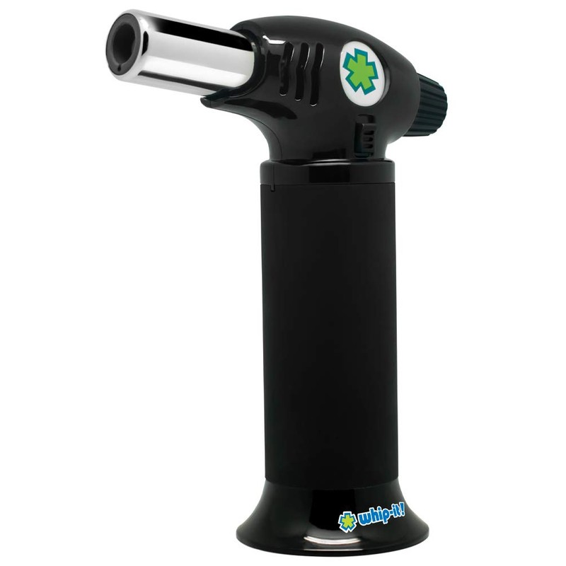 Whip-It! Ion Torch - All Black. Butane Torch Lighter, Refillable