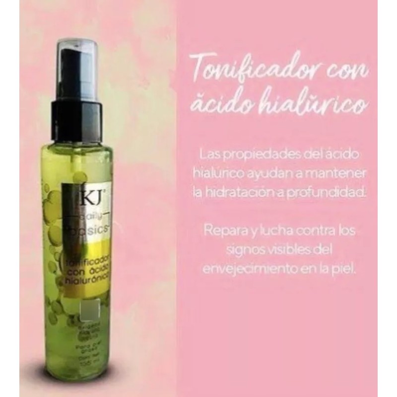 KJ Tonico Acido Hialuronico + Pepino (oxigena Hidrata Limpia)