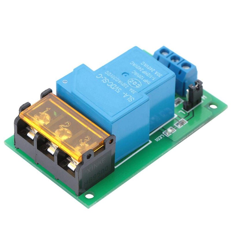 Oumefar 30A High Low Level Trigger Optocoupler Isolation Relay Module