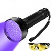 Black Light LED UV Flashlight, WJZXTEK Super Bright 100 LED