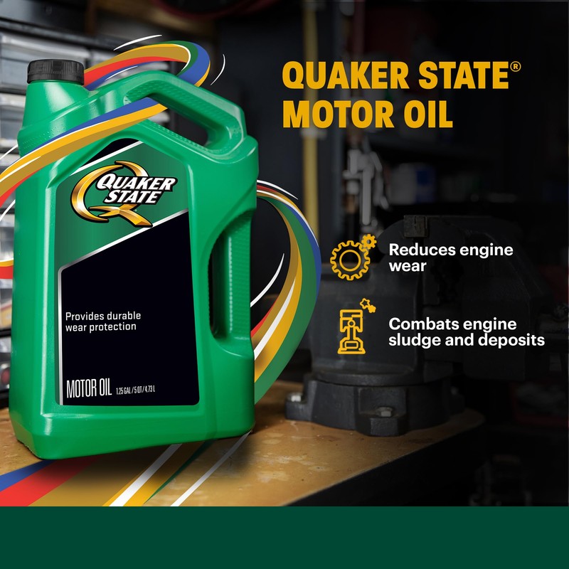 Quaker State Motor Oil, HD 30, 1 Quart (6 Pack)