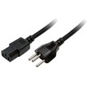 Logilink CP102 Power Cord Swiss – C13 1.80 m Black