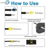Daevkaema 352Pcs Waterproof Electrical Connector Terminals Automotive Electrical Wire Connectors