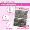 WLFRHD Lash Clusters Kit Individual 280PCS Lashes Eyelash Clusters DIY