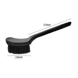 ICSTM Carpet Brushes for Cleaning, Tire Cleaning Brush, Cleaning Brush for Car Interior and Home, Simple and Practical (2, Black)