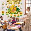 Spring Bulletin Board - Floral Butterfly Plant Cutouts Bee Themed