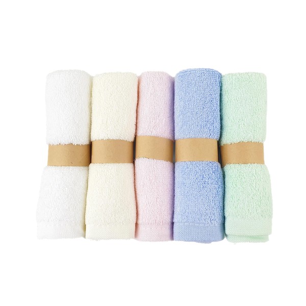 Simply Life Ultimate Baby Essentials Premium Washcloths made from 100% Bamboo Viscose - Gentle and Luxurious Care for Your Little One - Perfect Baby Shower Bundle (Assorted Colors in Box Pack)