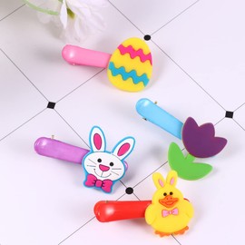 FRCOLOR 20pcs Cartoon Easter Hair Clips for Boy Girl Adorable Design Bobby Party Favors for Girls Random Patterns Fun Accessories for Celebrations and Special Occasions