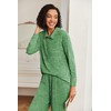 Ekouaer Women's Pajamas Set 2 Piece Knit Long Sleeve Button