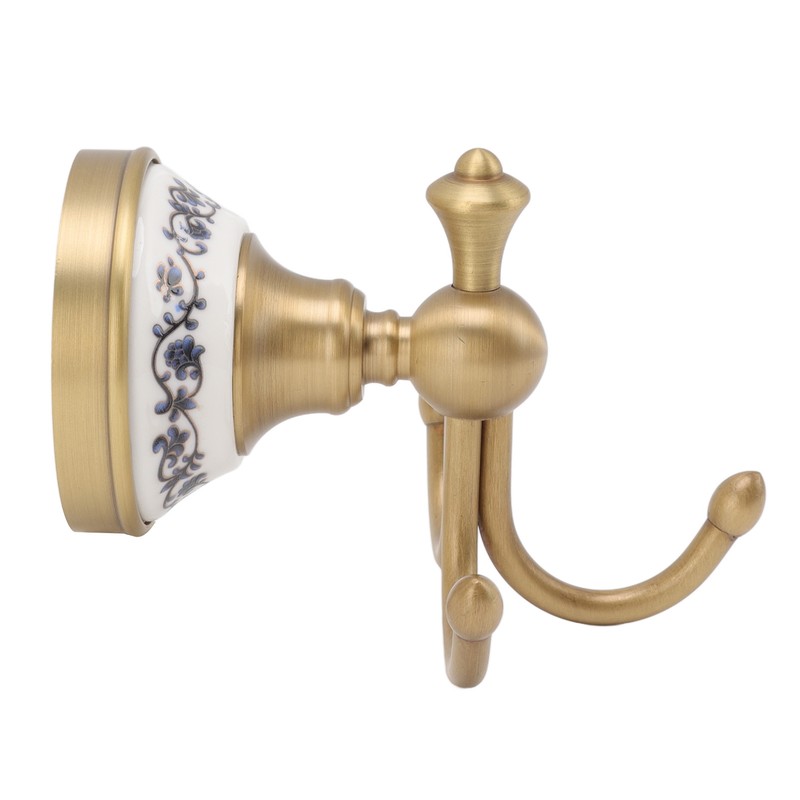 Wall Mounted Bathroom Coat Hook Beautiful Decorative Elegant Clothing Robe