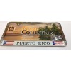 D&D PUERTO RICO FLAG PLAIN CHROME METAL LICENSE PLATE FRAME