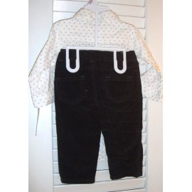 Carter's NWT Carter's Baby Boys 2pc Cotton Dress Shirt & Zip/Snap Pants Sz 9 Months   739