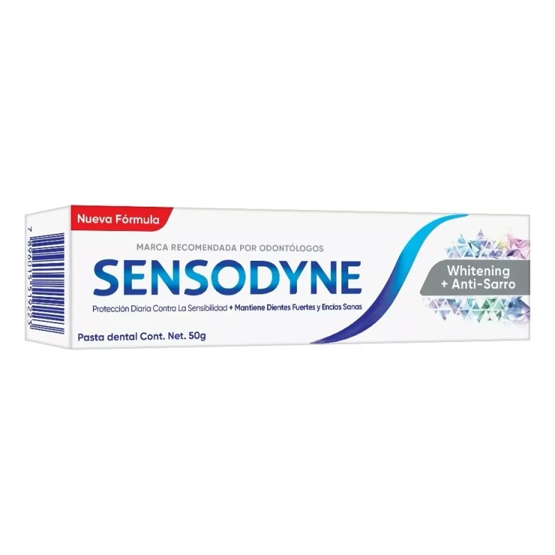 Crema Dientes Anti Sarro Whitening 50gr Sensodyne