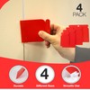 4pc Multipurpose Plastic Filling and Scraping Set - Putty Scraper,
