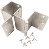Swing Clear Offset Hinge, 3-1/2 Inches, 1/4" Radius Corner, Fits