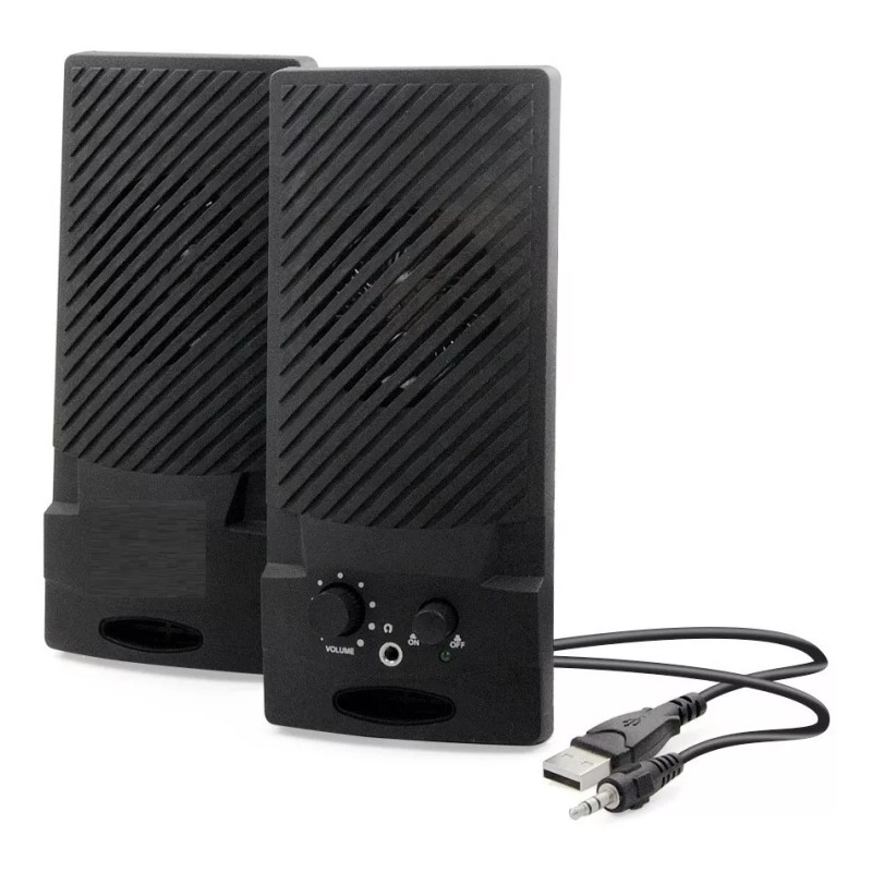 Ele-Gate Par Bocinas Escritorio PC entrada 3.5mm USB Ele-gate Bc.87