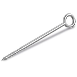 Scafom-rux Eye Bolt [12 x 230 mm | Pack of 1] Eye Bolt - Screw Eyelets - Eye Screws - Screw Eye with Installation Marking & Galvanised - Eye Hooks - Eye Bolt