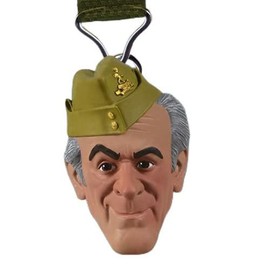 Big Chief BCDA0012 Bobble Buddies Series 1 Keyring with Lanyard Sergeant Wilson, Green
