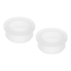 sourcing map 2Pcs Snap Rubber Grommet Hole Plug Mount Dia 36.6mm ID 30.5mm H 12.5mm Seal Anti-Scratch for Electrical Box Cable Pipe Transparent